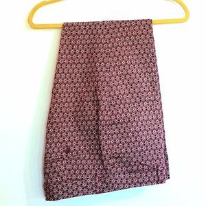 Women's Burgundy Cotton Slacks